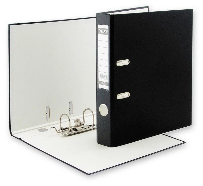 Папка регистратор 50мм черный (УЦЕНКА)